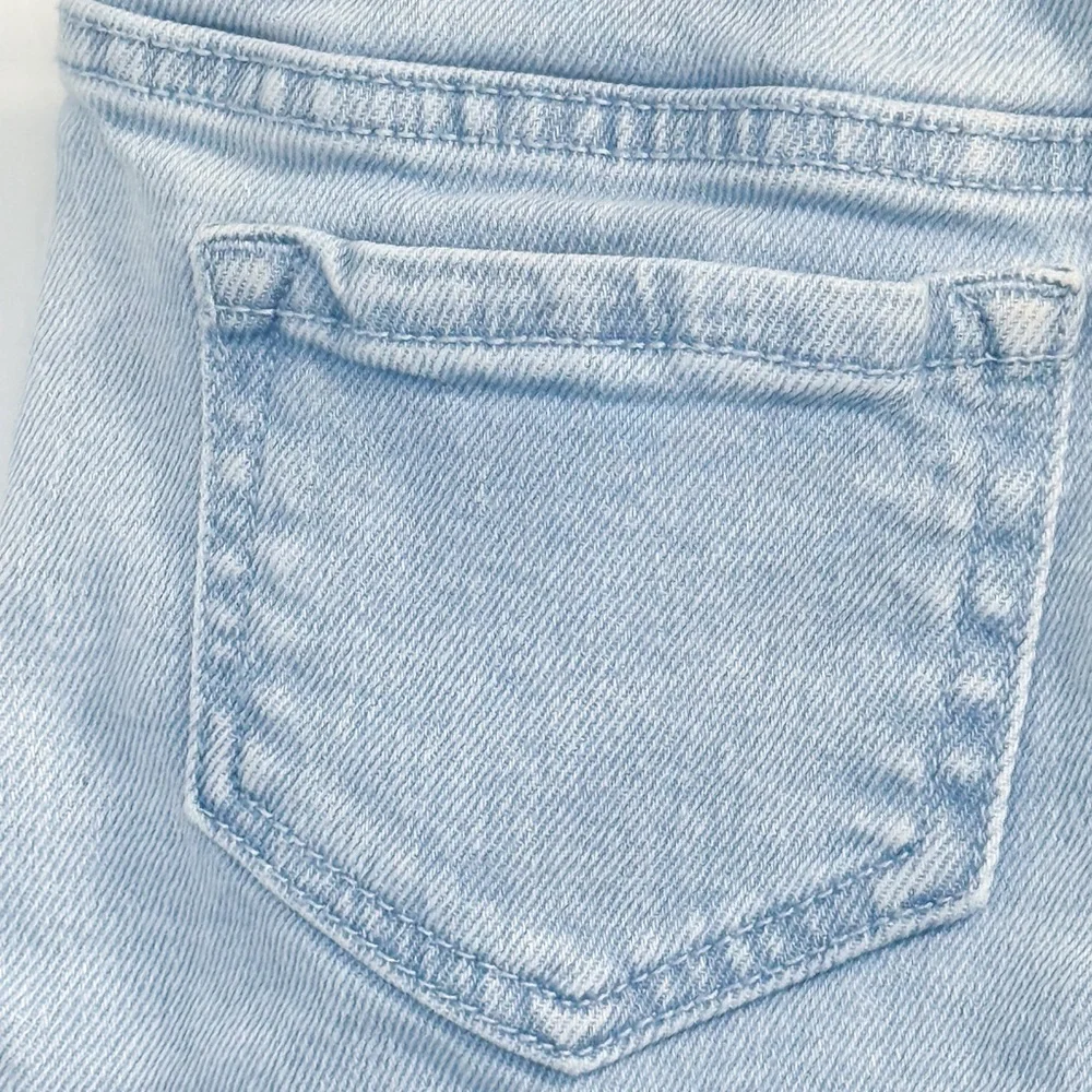 Care Bears x Justice Denim Skort Girls 6/7 Colorblock Button Front